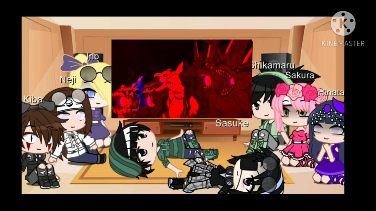 Amigos do Naruto reagindo ao rap dos Jinchuurikis