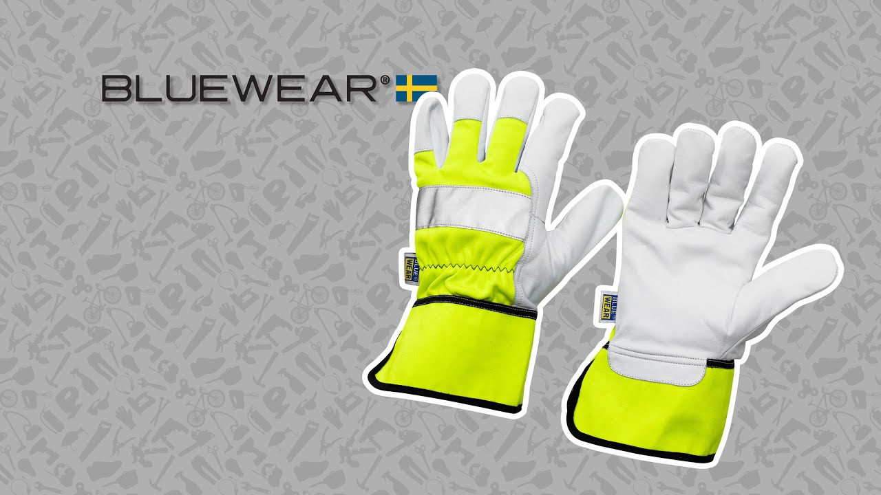 Lined reflective gloves Bluewear