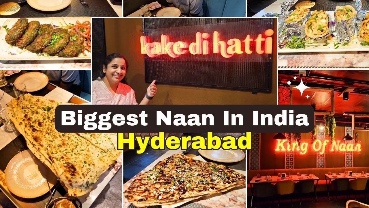 Kake Di Hatti Hyderabad Jubilee Hills | Biggest Naan In India | Best Punjabi Food in Hyderabad