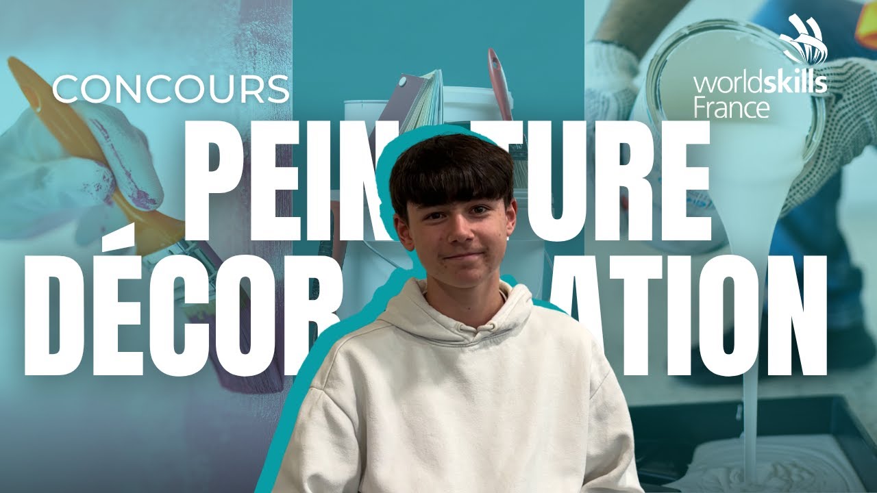 Yann MERCIER, peintre,  médaillé d'or national WorldSkills 2025