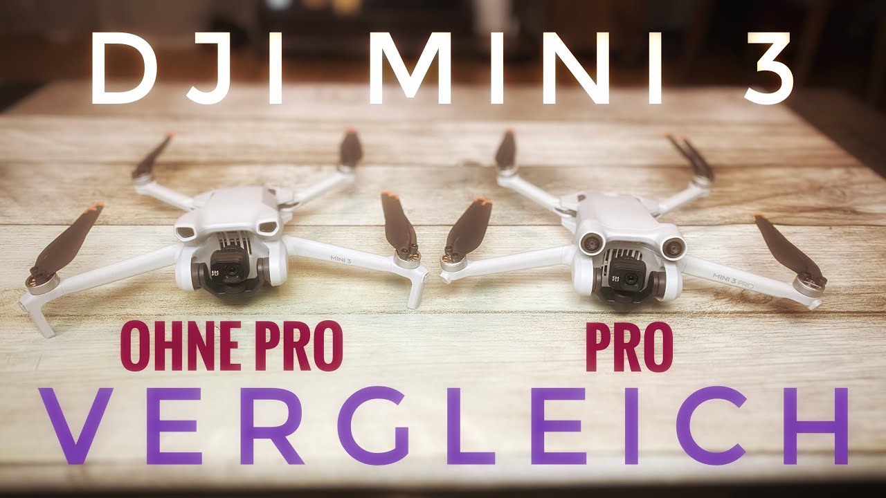 DJI Mini 3 oder Mini 3 Pro - Vergleich Drohne Deutsch