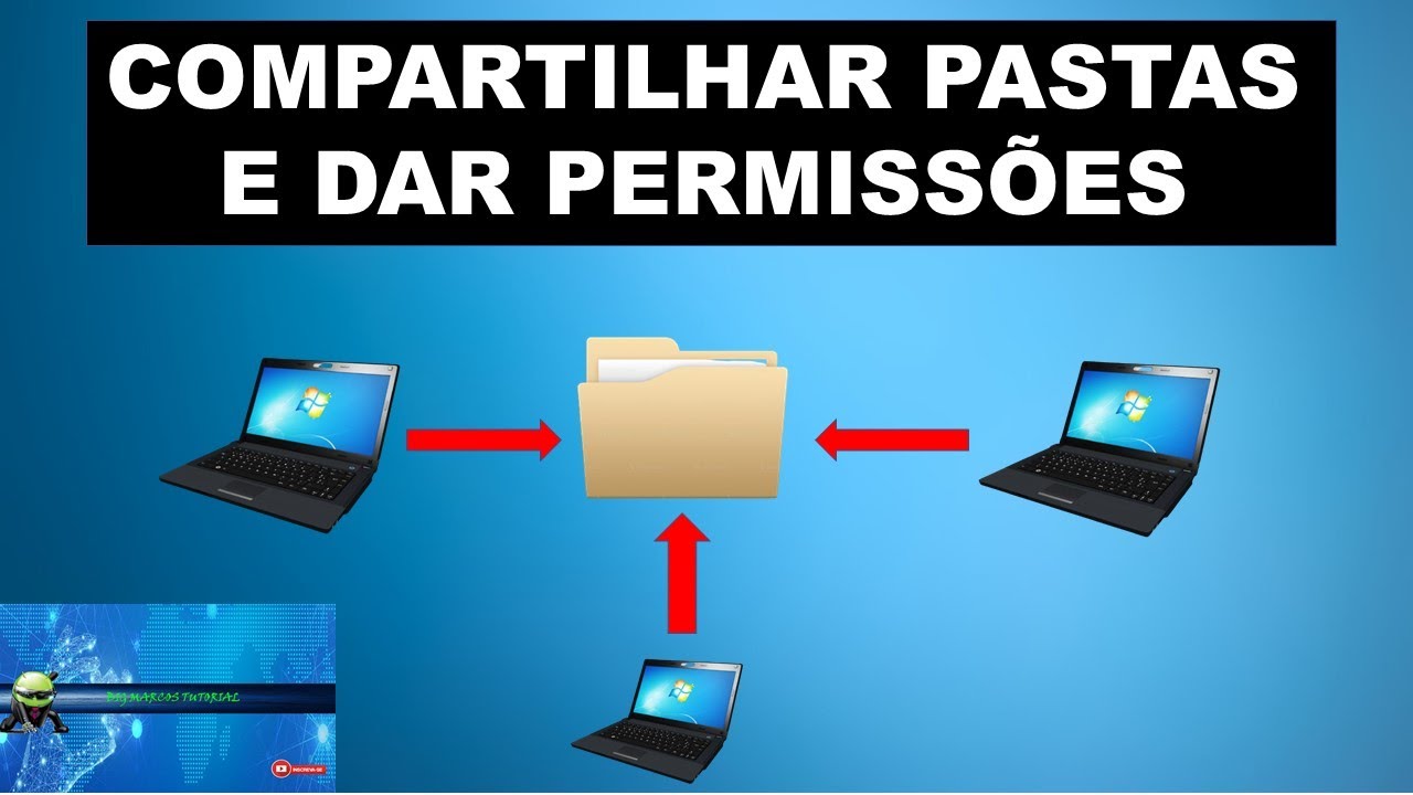 COMO COMPARTILHAR PASTAS E ARQUIVOS E DAR PERMISSÕES