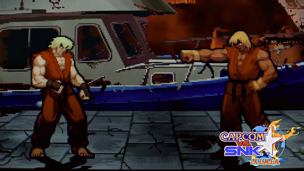 VIOLENT KEN VS EVIL KEN CVS/POTS - CAPCOM Vs. SNK IKEMEN GO