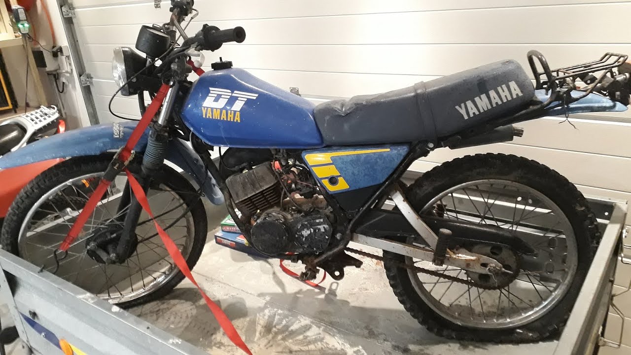 Restauration Yamaha DT 50 MX 1RE Bleue