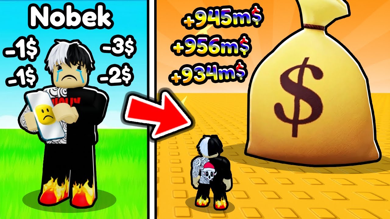 ZAROBIŁEM 984,921,934$ ZA KLIKANIE w TELEFON! (ROBLOX)