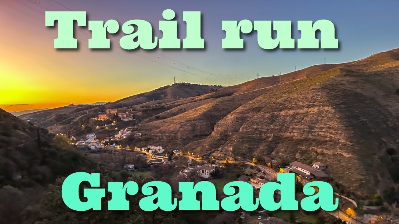 Trail running in Granada, Spain