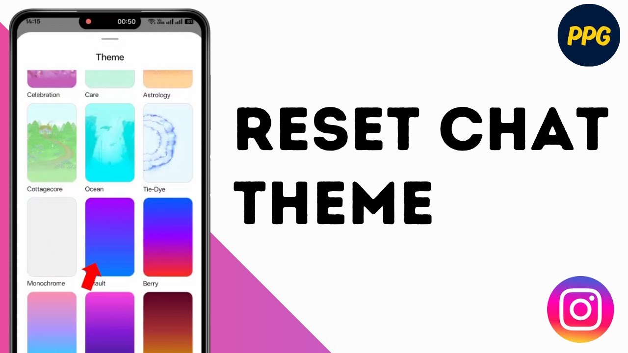 How To Change Instagram Chat Theme Back To Default ?