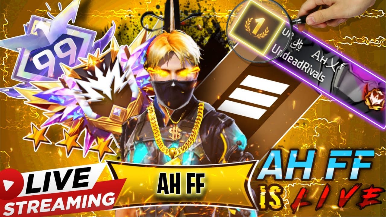 🎯 AHFF || Free Fire Live – ID Reaction + Custom Room & Game Play 🔥
