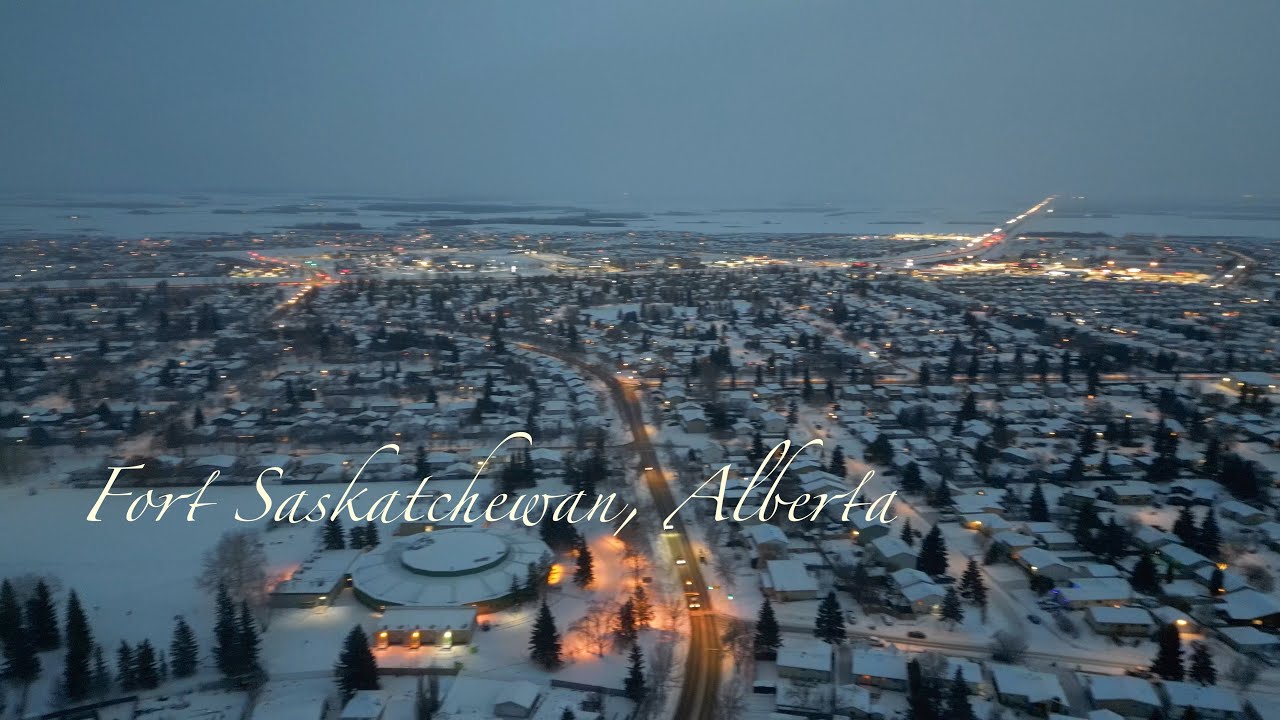 Come fly with us over Fort Saskatchewan, Alberta.
