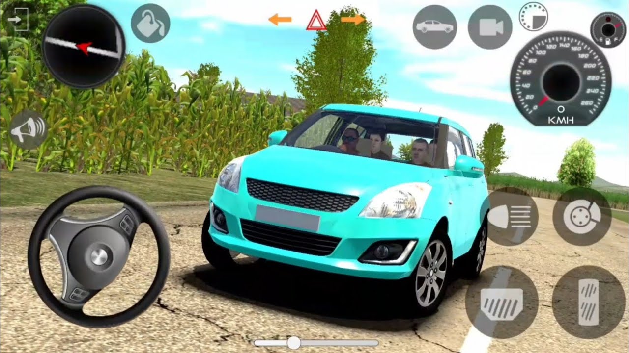 new real suzuki swift car driving gameplay - gadi wala game 