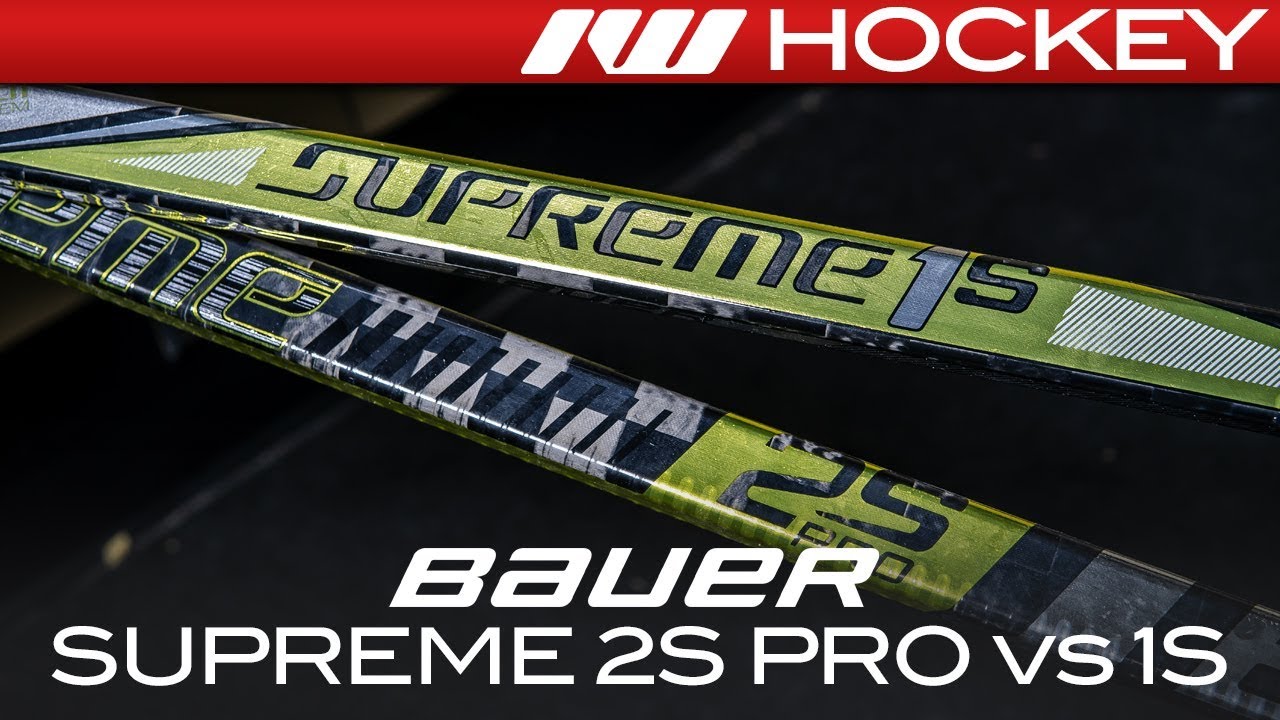 Bauer Supreme 2S Pro vs. 1S Sticks // Tech & Spec Comparison