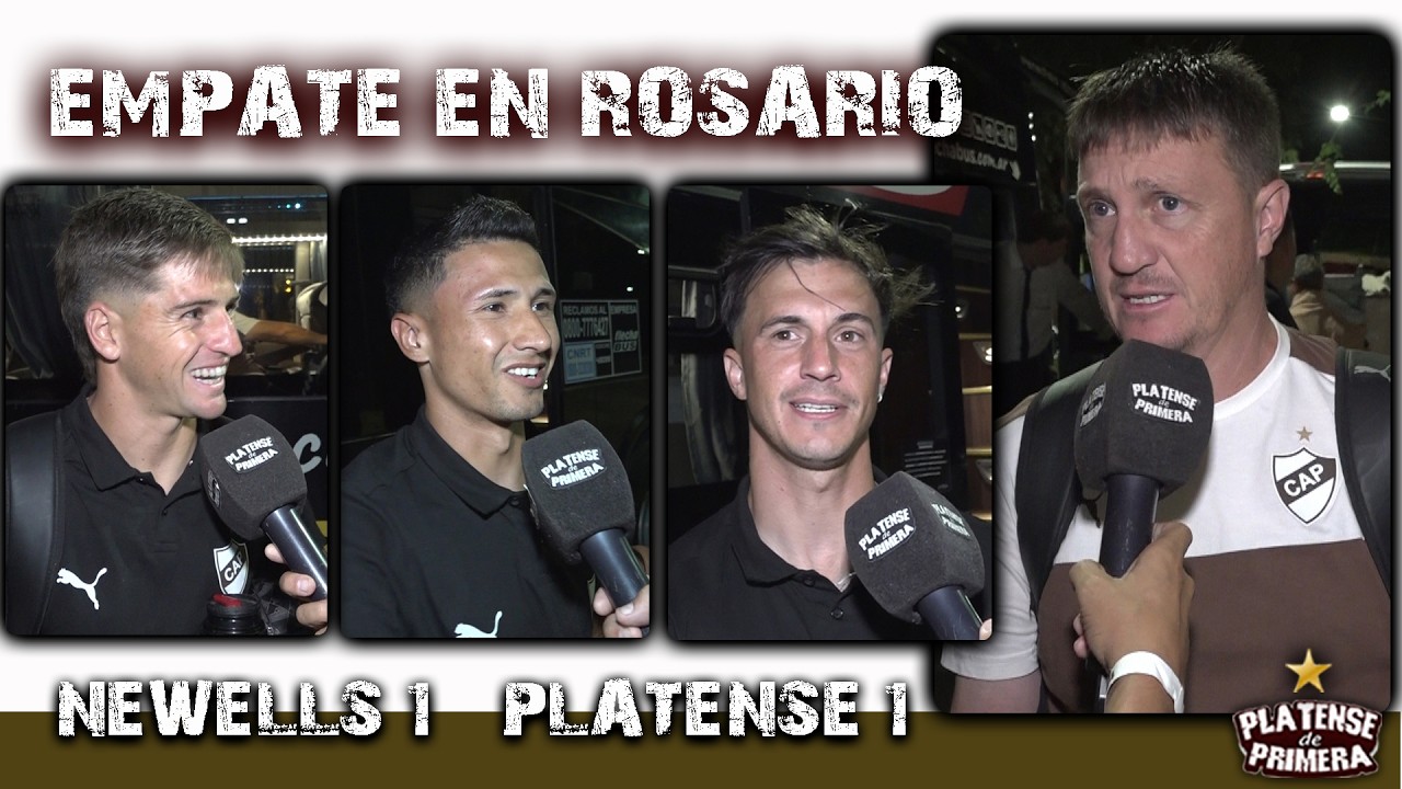 PLATENSE DE PRIMERA INFORME DEL EMPATE EN EL BIELSA NEWELLS 1 PLATENSE 1