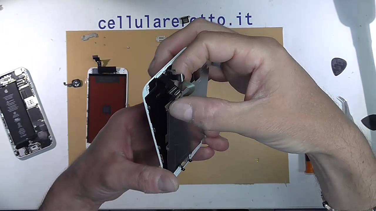 iphone 6 sostituzione gruppo vetro touch lcd