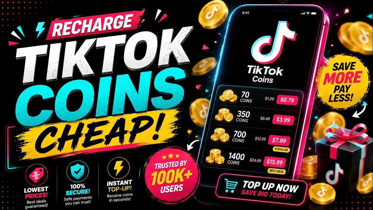 How to Recharge TikTok Coins Cheap 💸 Save Money on TikTok Coins (2026)