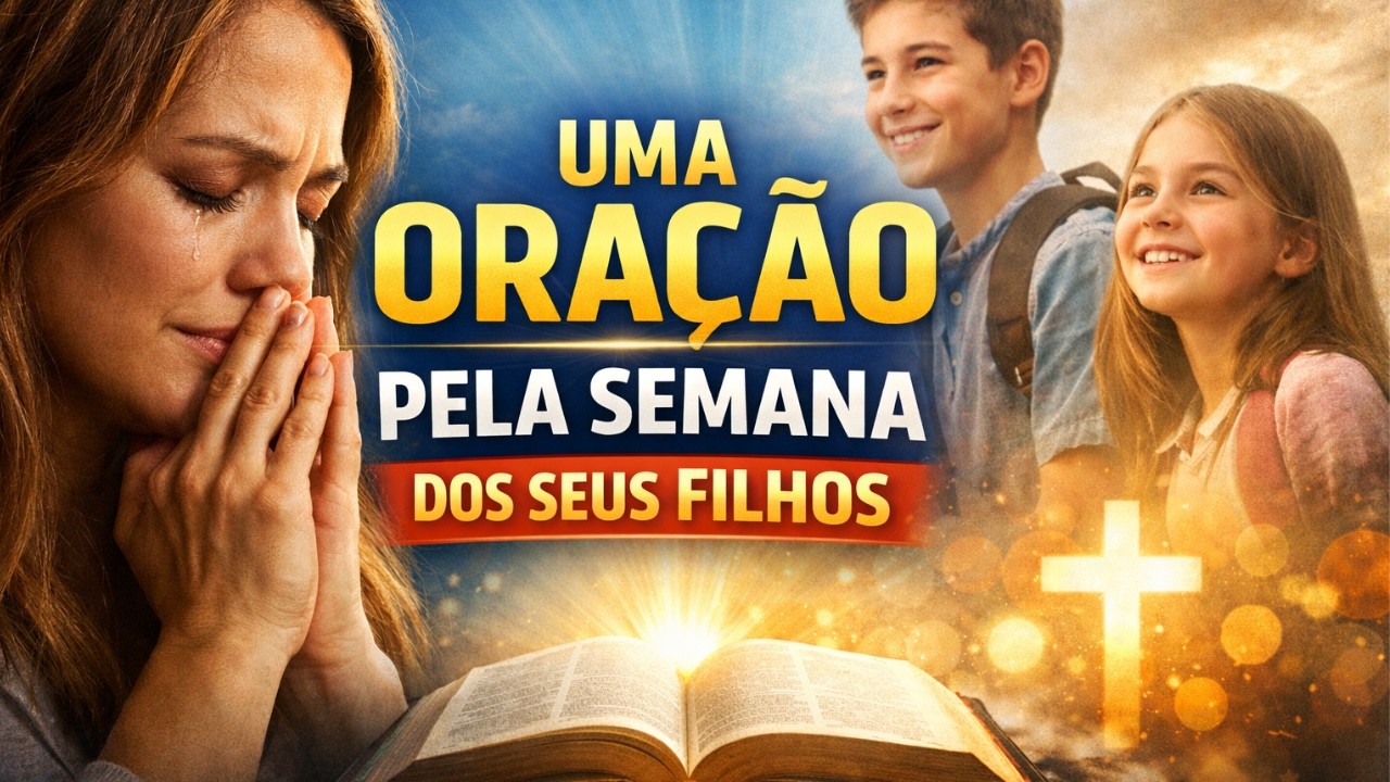 MÃES, OREM POR SEUS FILHOS HOJE  -  Comece a Semana Declarando Vitória Sobre Sua Família