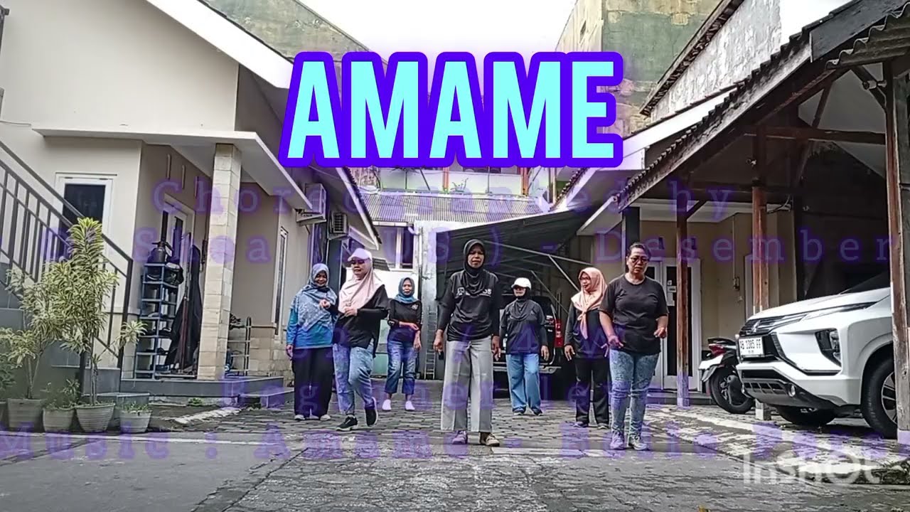 Amame - line dance//Choreographed by Peter O'Shea (AUS)//demo WeNam Class (INA) 