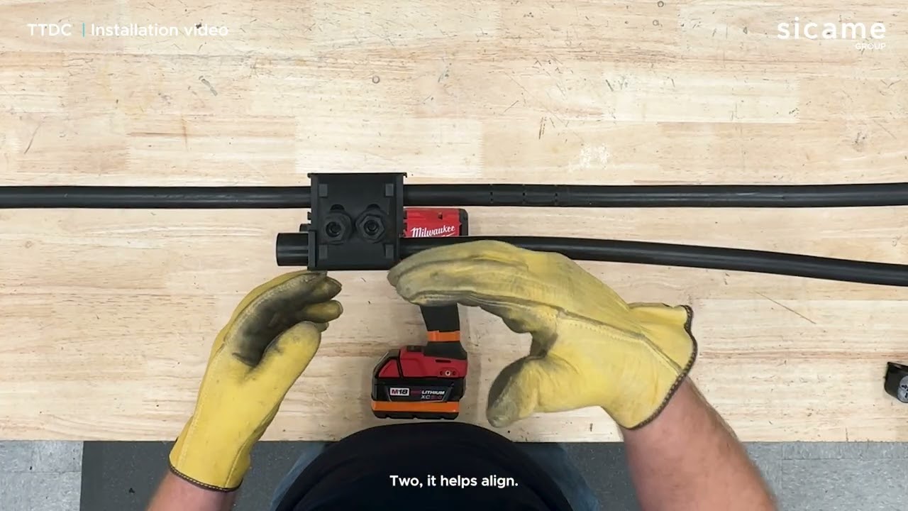 Sicame TTDC Insulation Piercing Connector (IPC) Service Center Install Demo