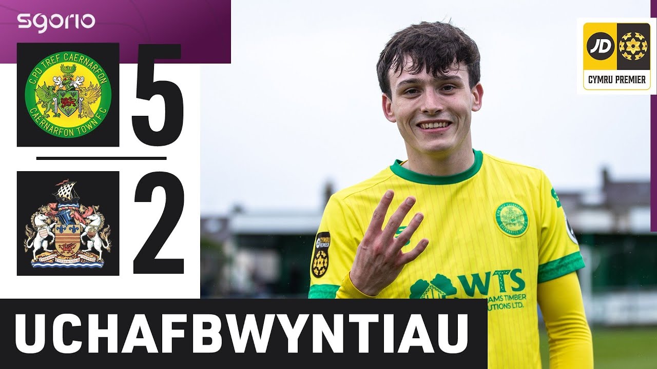 Uchafbwyntiau | Highlights: Caernarfon 5-2 Y Barri