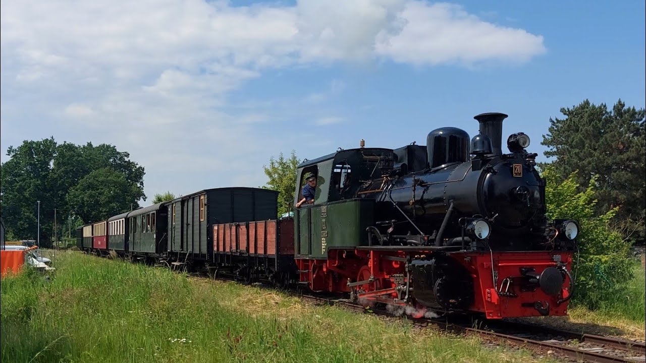 Viel los bei der Selfkantbahn! Mit der Dampflok 20 