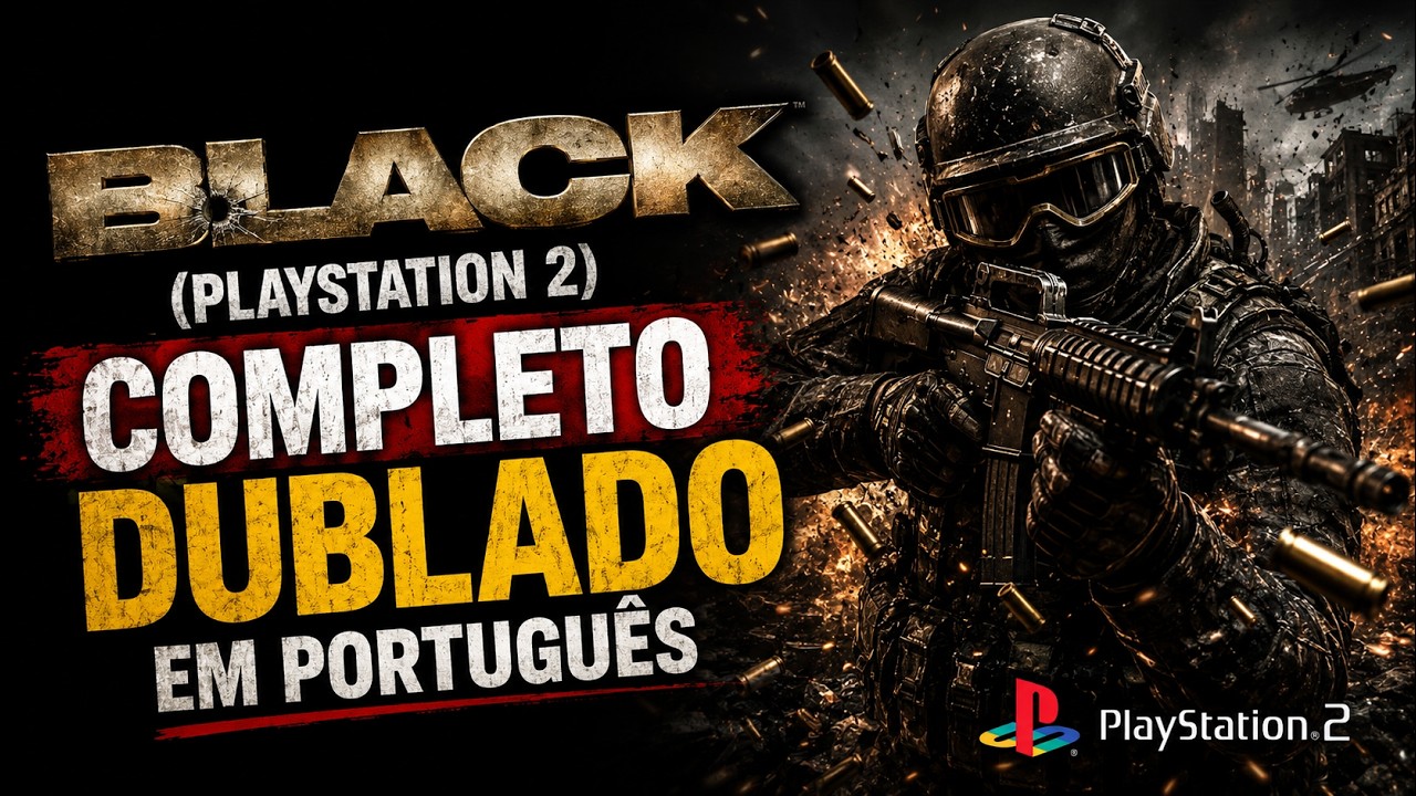 Black (Playstation 2) completo dublado em português | 4K 60FPS