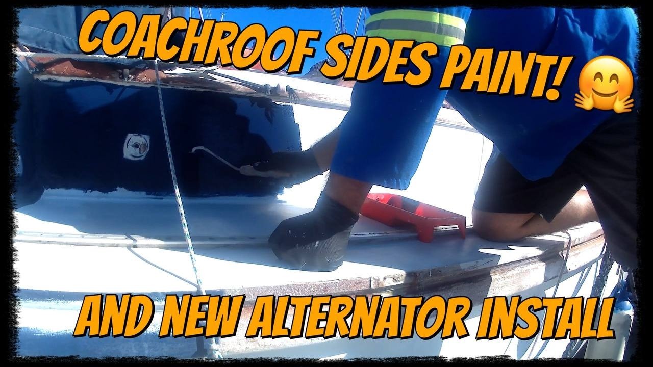 S03E23 portholes progress and alternator install
