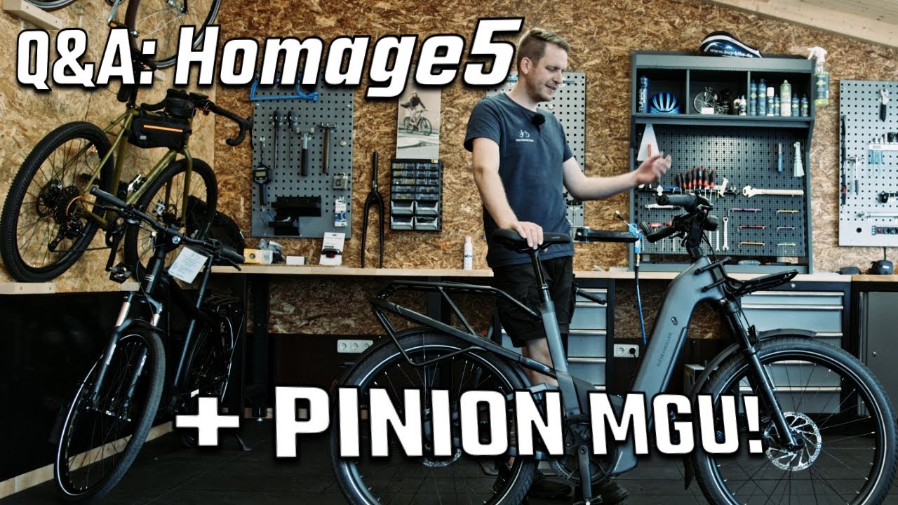Homage5 mit Pinion MGU – Eure Fragen, unsere Antworten! 🚲💡