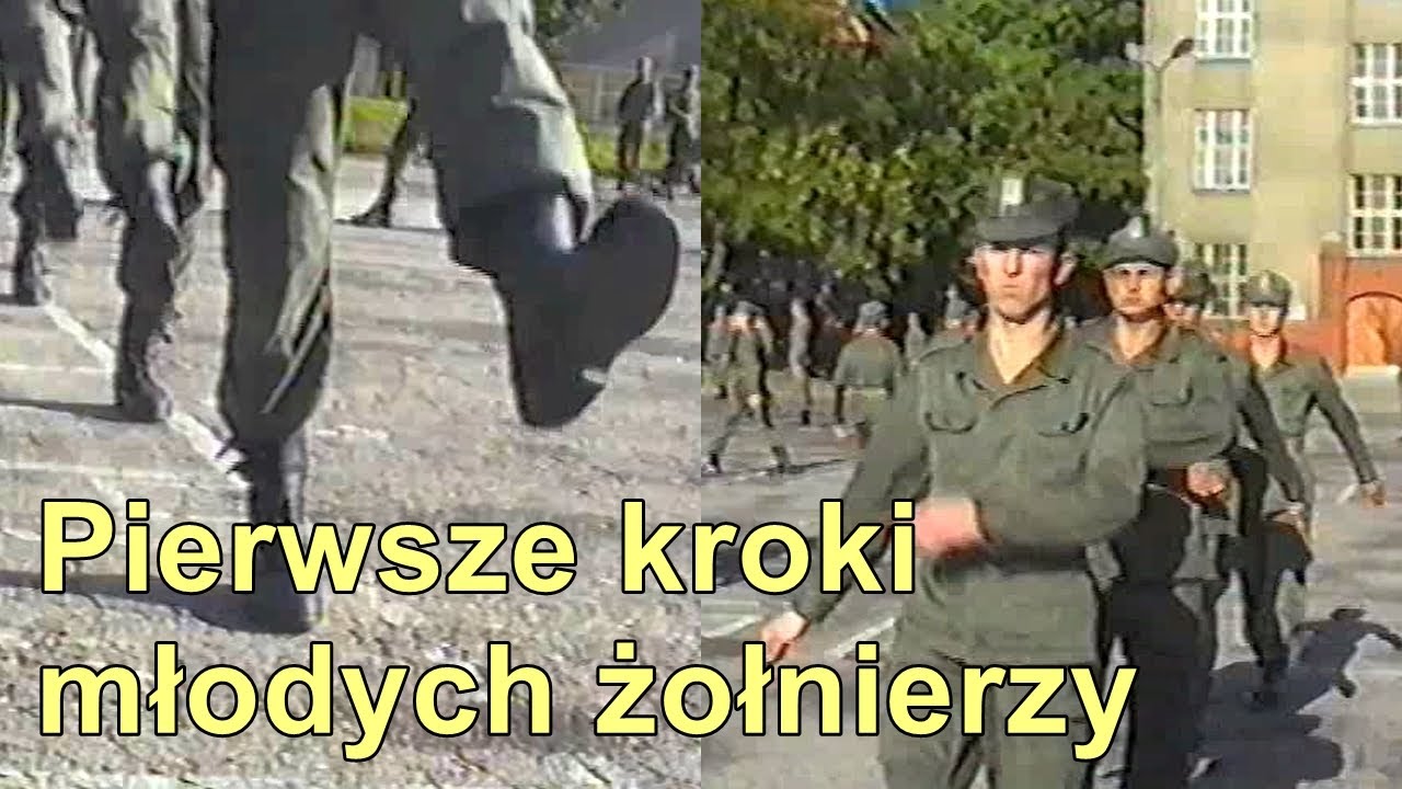 Pierwsze kroki młodych żołnierzy