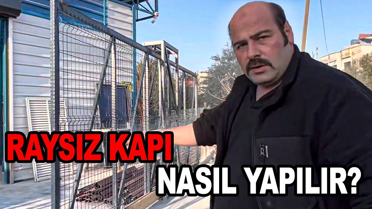 RAYSIZ YANA KAYAR BAHÇE KAPISI  RAYLI KAPI UÇAN KAPI