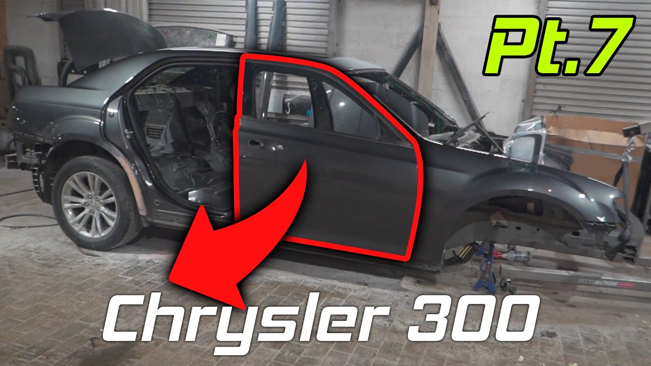 Chrysler 300 Engine Swap (Part 7) Preparing car for paint | Flagship Motors