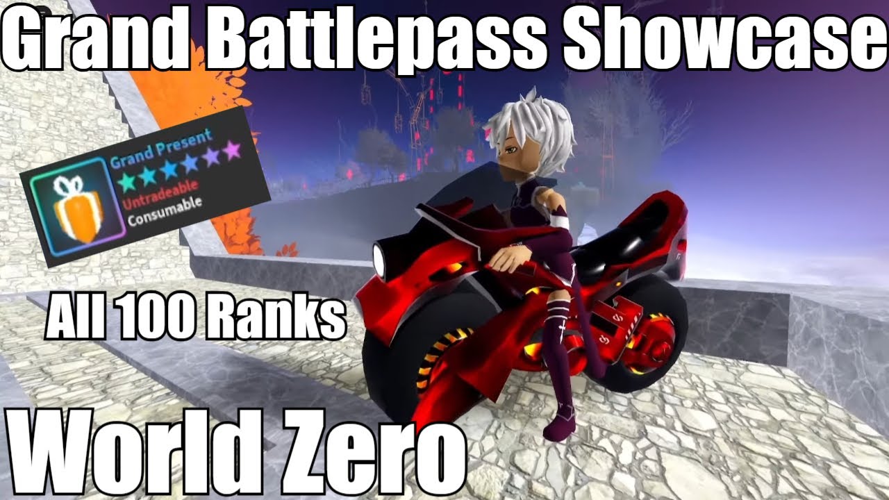 Grand Battlepass 2025 Showcase (World Zero) MECHA BIKE MOUNT | ALL ITEMS IN BATTLEPASS | The Beast?
