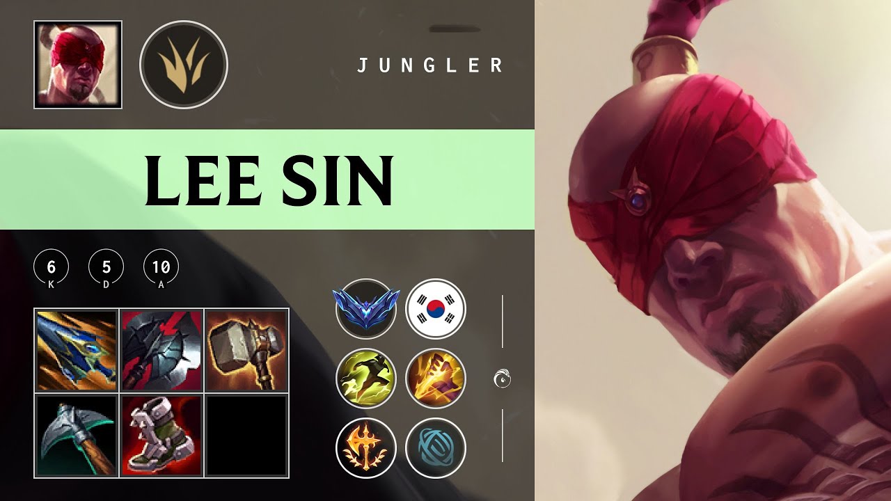 Lee Sin Jungle vs Shyvana - KR Diamond Patch 25.24