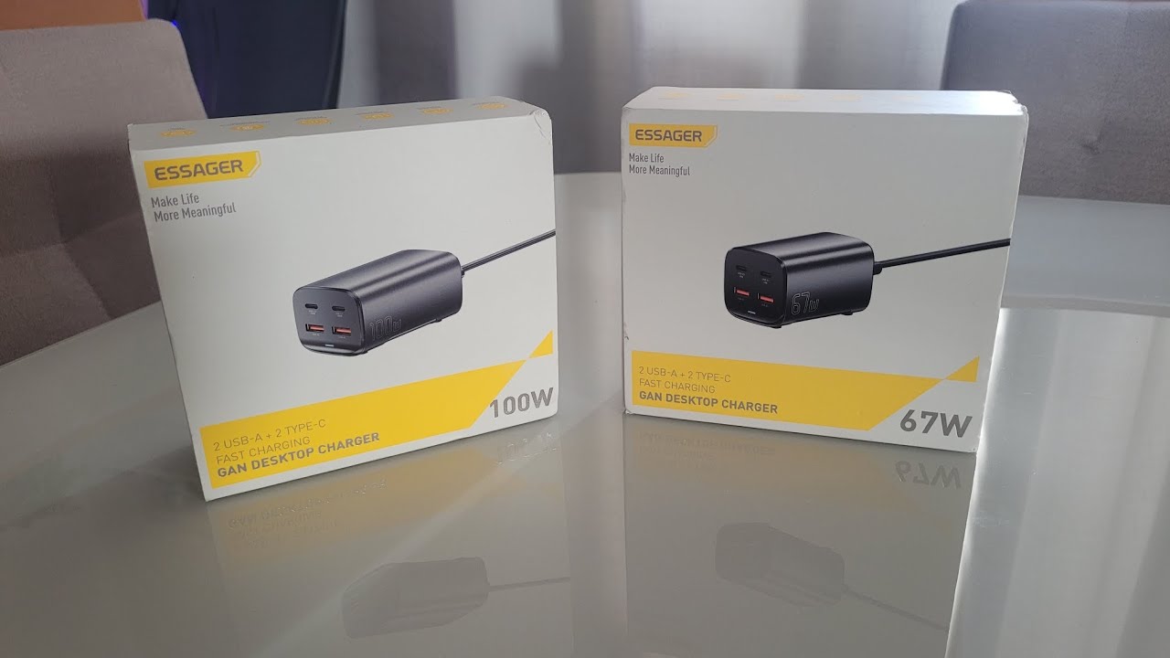 Carregador Essager 100W & 67W (Unboxing)