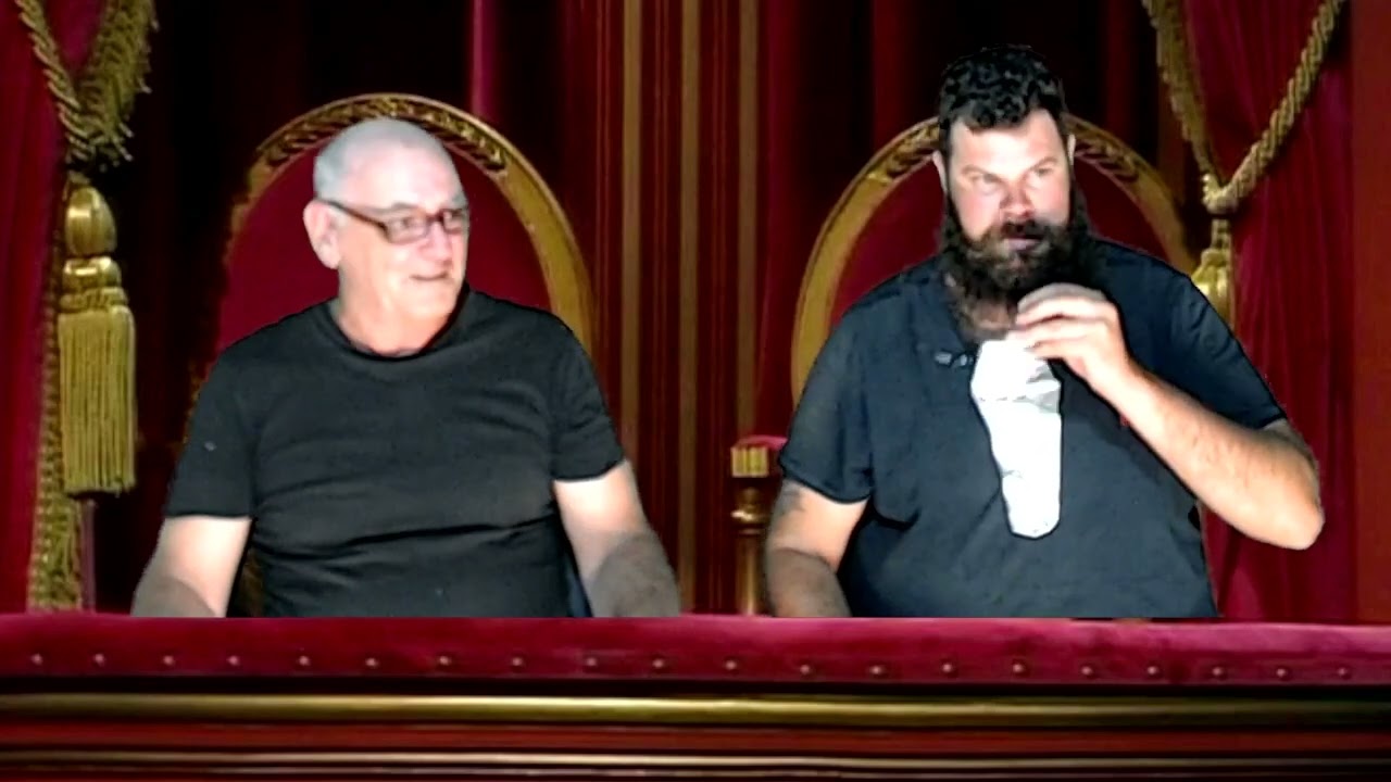 Roland Keith & @BoltBucket  have a drink or two