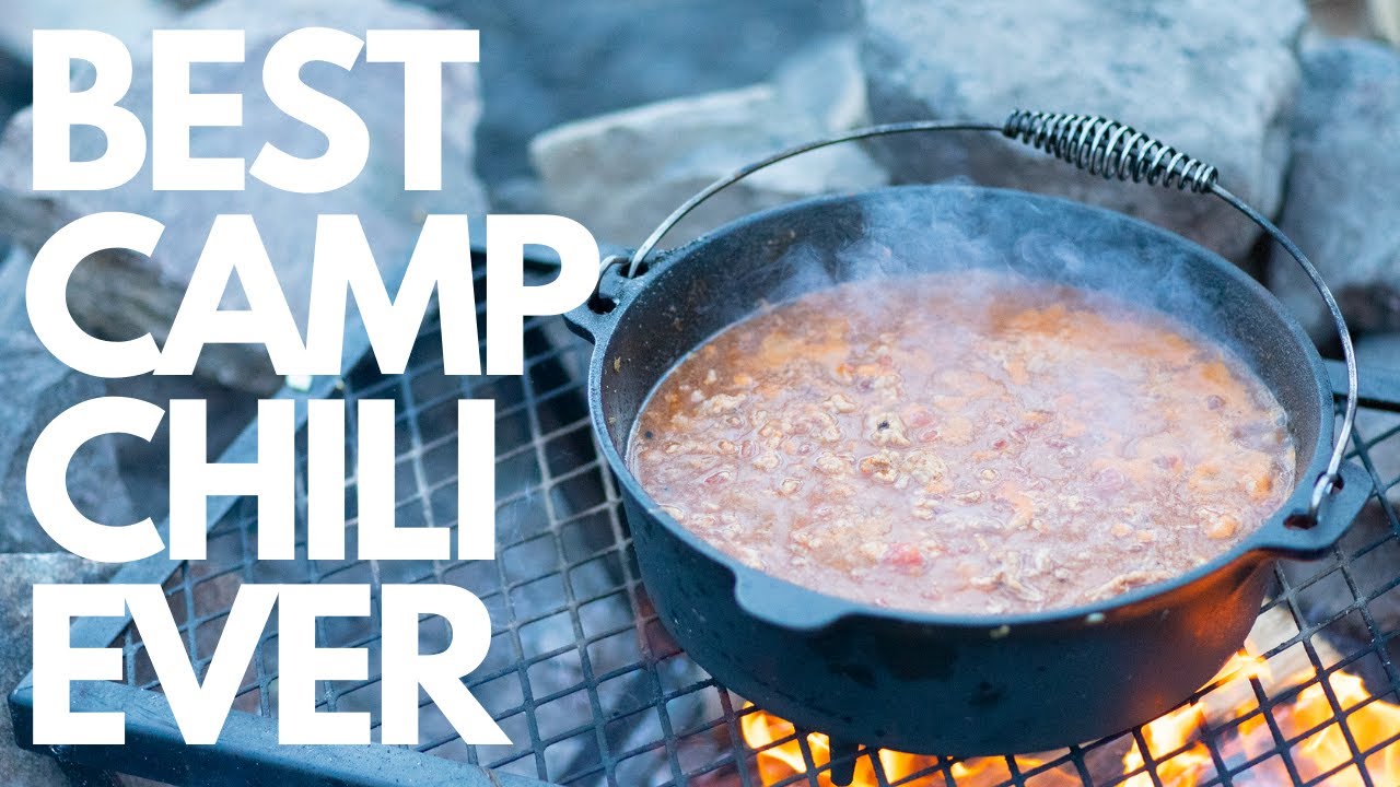 How To Make Chili While Camping: CAST IRON