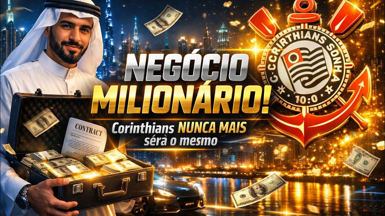 BOMBA! Bilionário árabe negocia patrocínio MILIONÁRIO e Corinthians muda de patamar!
