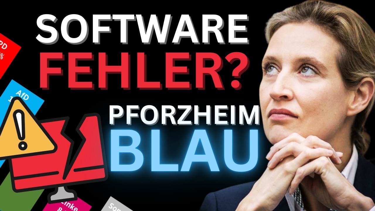 WAHL-SKANDAL: AfD-Sieg in Pforzheim &ndash; Wollte das System die 26% weghexen?