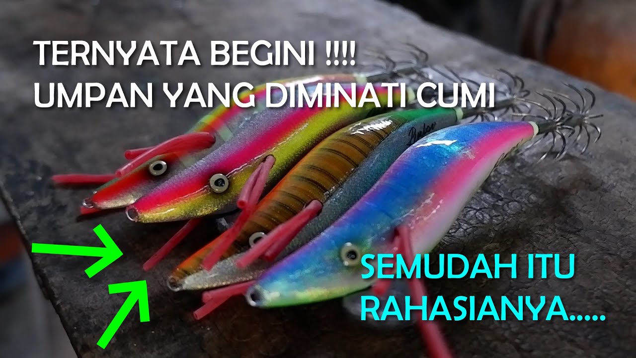 WOW! TERNYATA BEGINI RAHASIA PANEN CUMI !!! | Tutorial Pembuatan Umpan Pemikat CUMI MONSTER!!!