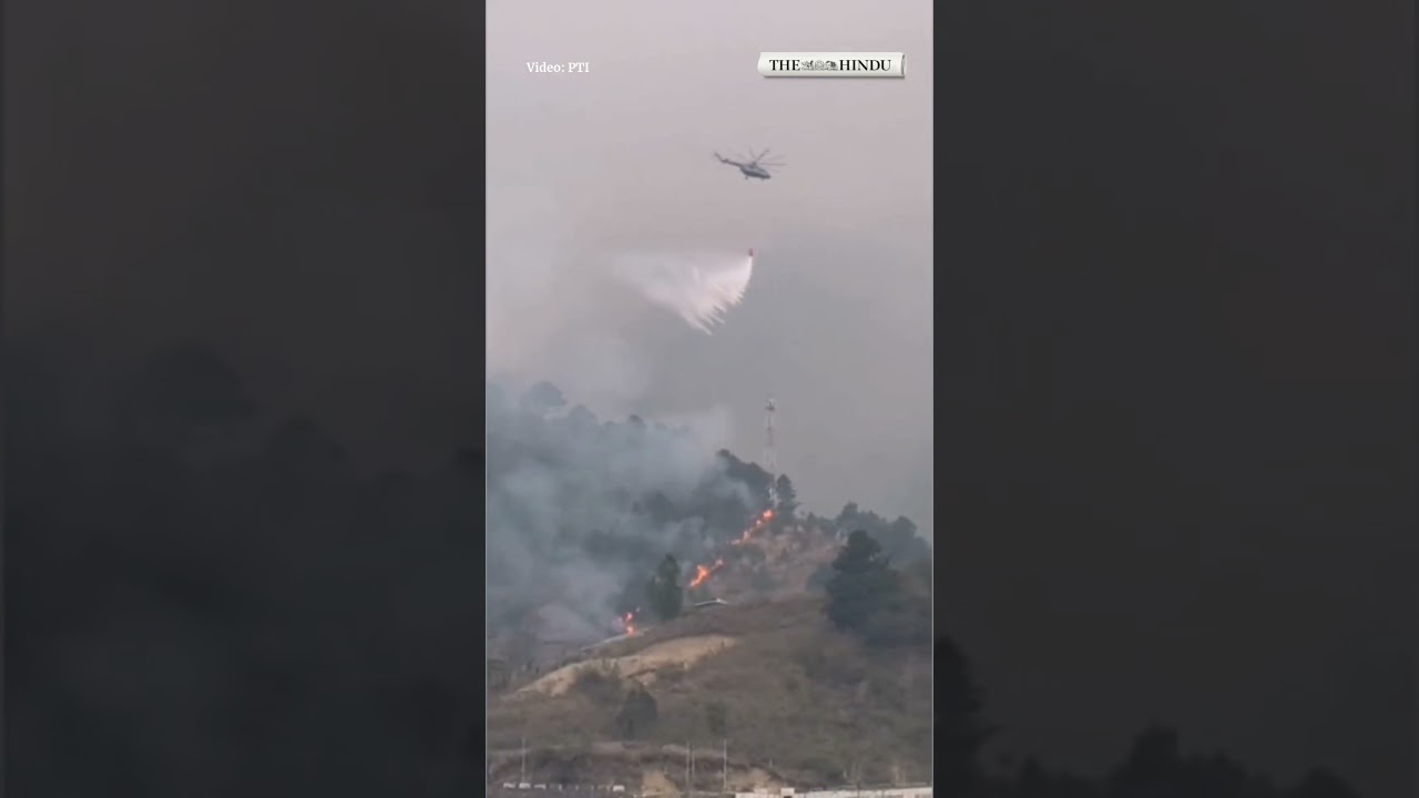 IAF helicopters drop 1.39 lakh litres of water to battle Walong wildfire
