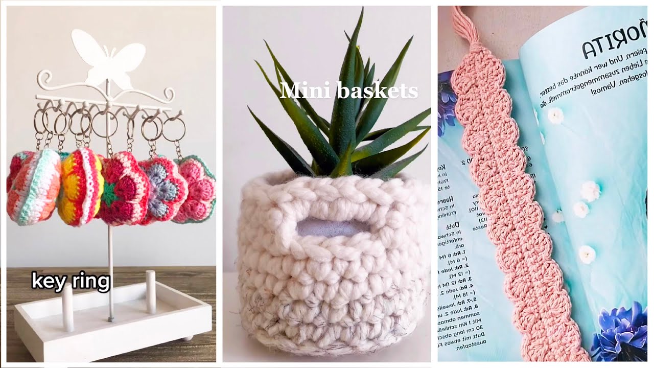 Fast & Easy Crochet Ideas, What to Crochet when You are Bored. TikTok Compilation 270 | @anea_design_studio