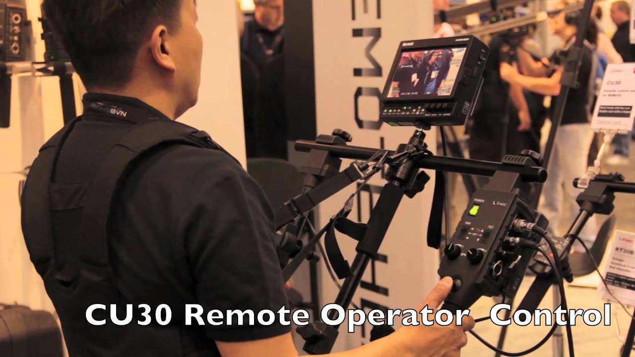 NAB 2012 Libec Jib50, Remo30 remote head, Cu30, LX7, LX5