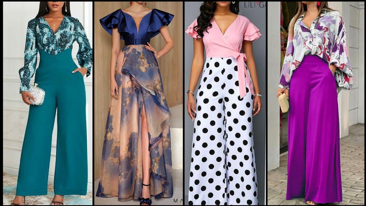 Stylish Wide leg pants and Palazzo Designs 2023 - Stunning Wide leg/palazzo pants