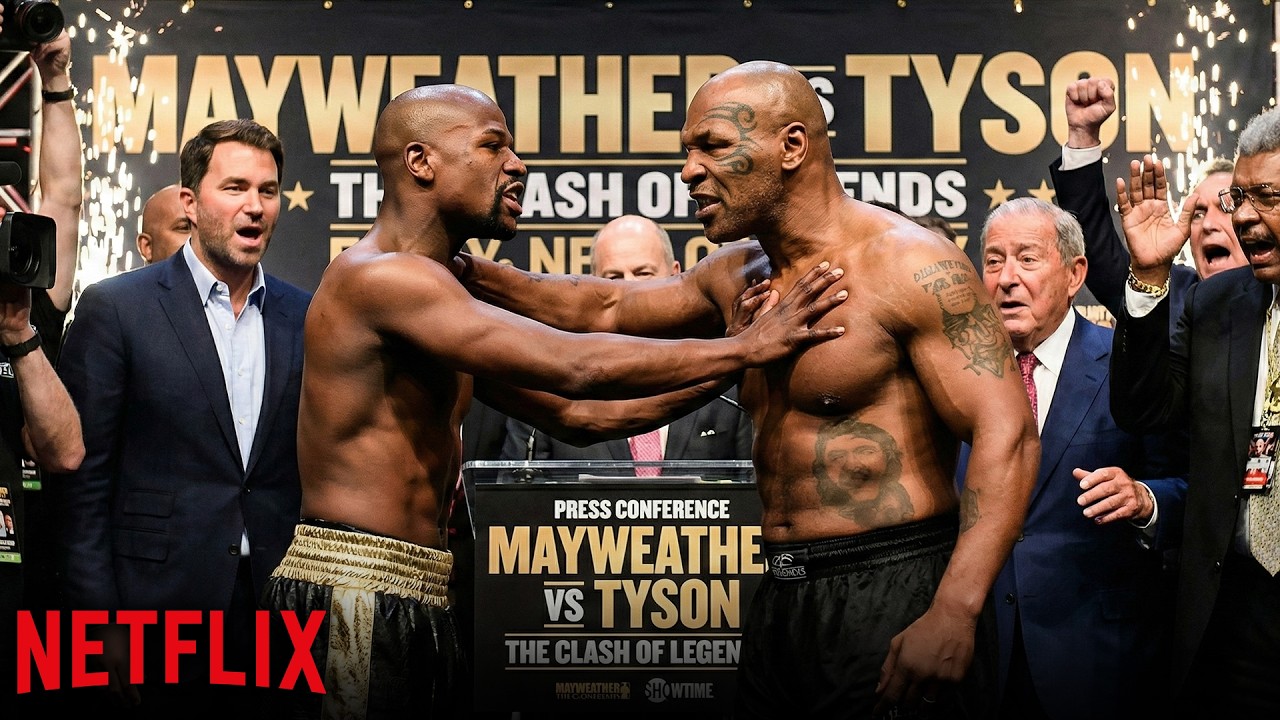 NETFLIX OFFICIAL: Mike Tyson vs Floyd Mayweather First Face-Off TURNS EXPLOSIVE Ahead of Mega Fight!