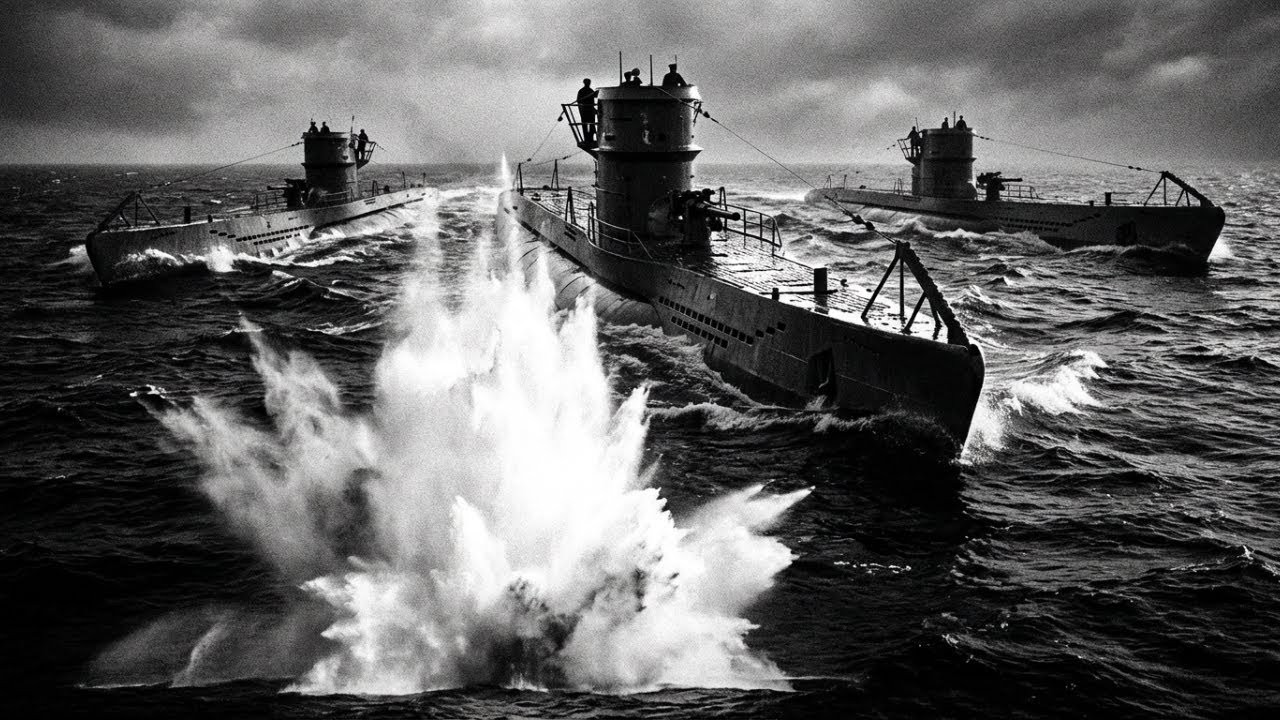 Velení námořnictva ho kritizovalo — dokud se nevynořily tři ponorky U-Boat najednou.
