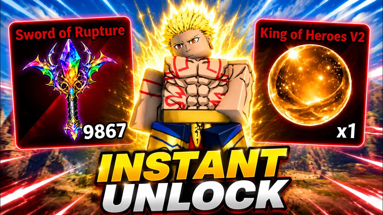 Sailor Piece Unlock King of Heroes V2 (Gilgamesh) FAST!
