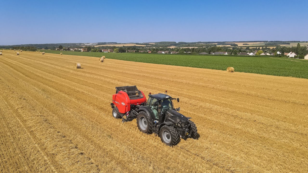 La nouvelle presse KUHN au travail | KUHN VB 7190 | DEUTZ-FAHR 7250 TTV WARRIOR 😎