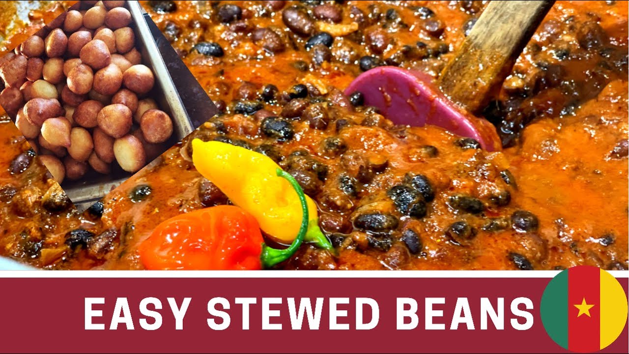 How to Prepare Black Beans for Puff Puff and Beans for Beginners | Best CAMEROONIAN BEANS RECIPE