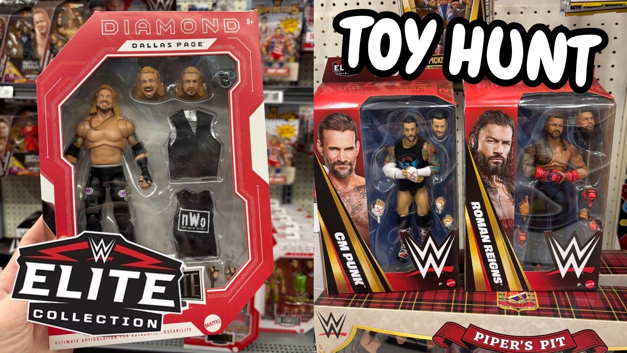 INSANE WWE FIGURES FOUND ON WWE TOY HUNT!