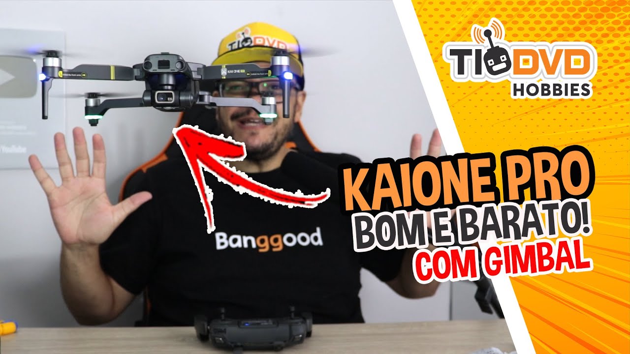 KAIONE PRO DRONE COM CAMERA GIMBAL GPS BOM E BARATO PARA INICIANTES COMPRAR NA BANGGOOD