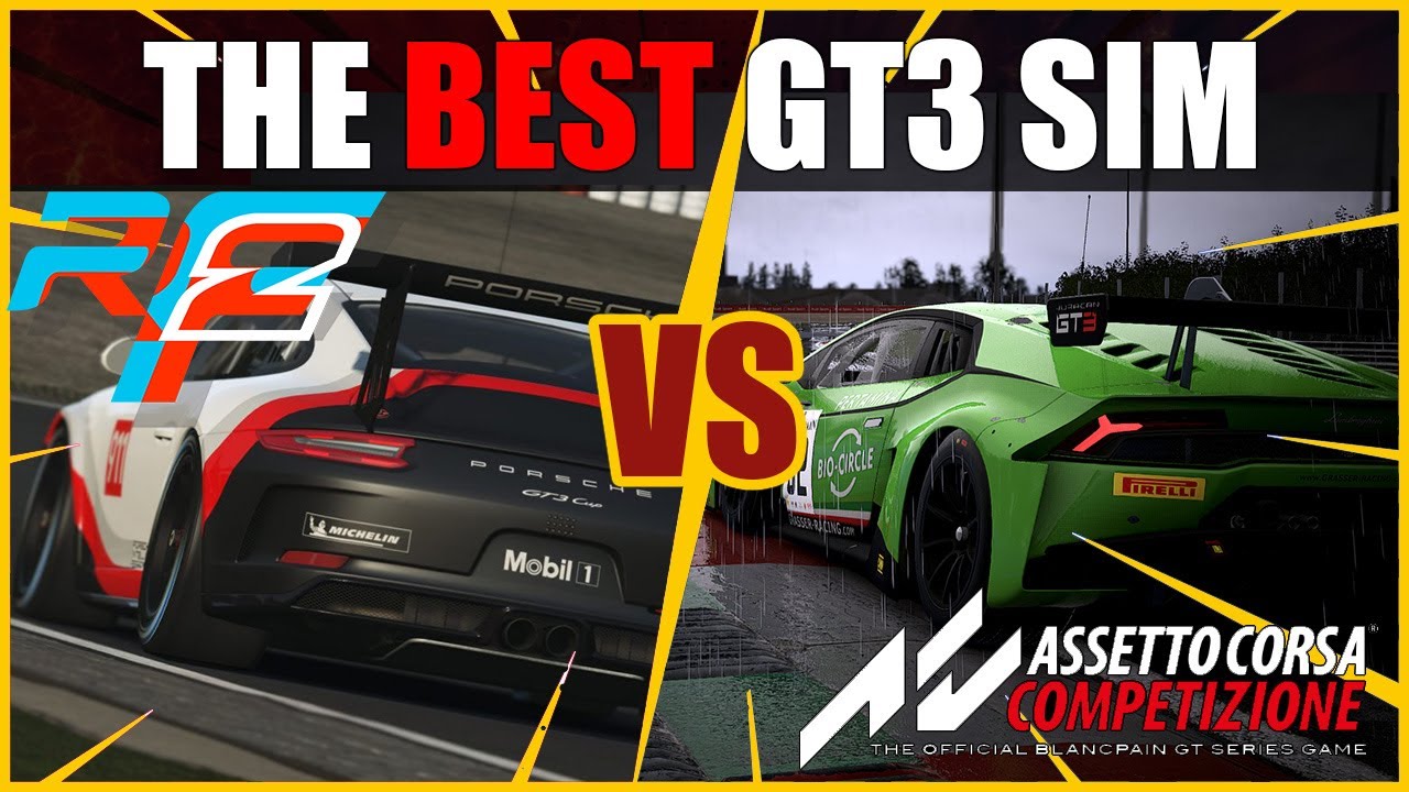 Assetto Corsa Competizione vs rFactor 2 - Who is the KING of GT3 Simulators?