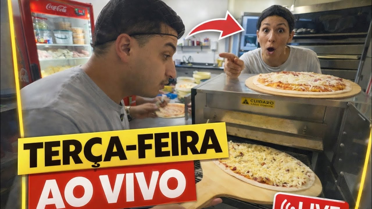 PIZZARIA BOMBANDO em plena TERÇA-FEIRA 